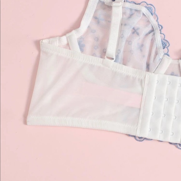 Floral Mesh Lingerie - Picture 8 of 10